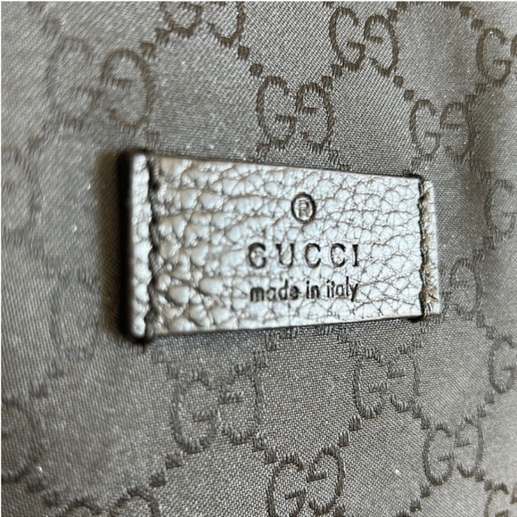 Gucci black duffle bag unisex canvas and leather - Picture 5 of 12